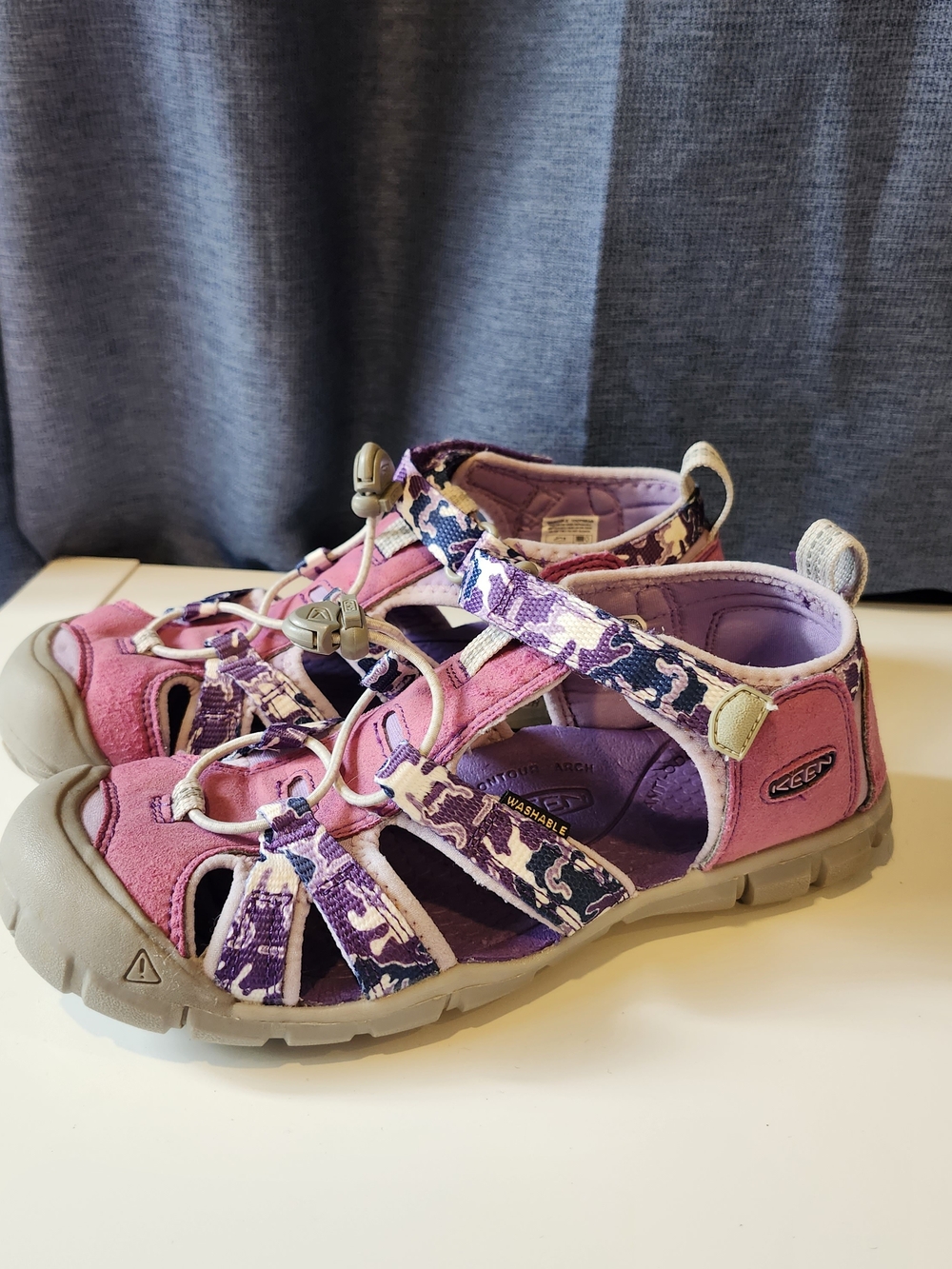 KEEN Girls Sandals Size US 4Purple Lavender Waterproof Shoes Washable Hiking